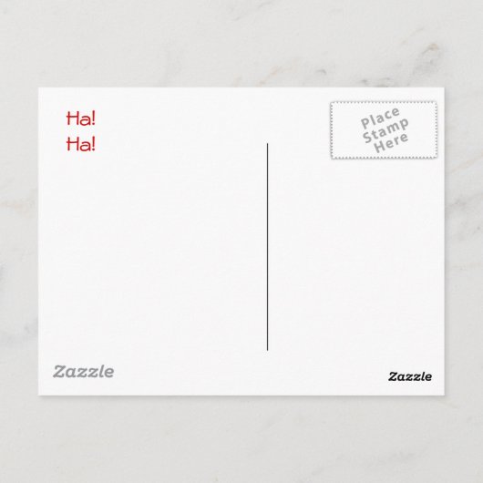 Red Panda Laughing Briefkaart (Achterkant)