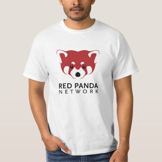Red Panda Logo Unisex T-shirt (Voorkant)