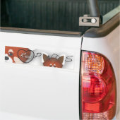 Red Panda Love Bumpersticker (Op Truck)