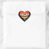 Red Panda Love hart Sticker (Tas)