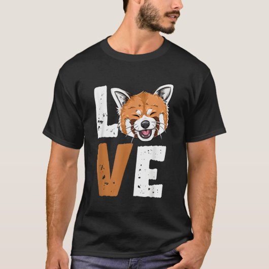 Red Panda Love Red Panda T-shirt (Voorkant)