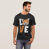 Red Panda Love Red Panda T-shirt (Voorkant volledig)
