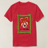 Red Panda Love T-shirt (Design voorkant)