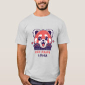 Red Panda Lover T-shirt (Voorkant)
