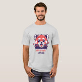 Red Panda Lover T-shirt (Voorkant volledig)