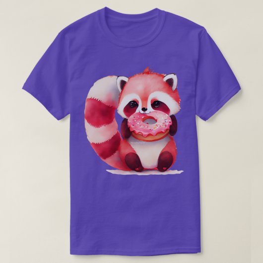 Red Panda Lovers Ba T-shirt (Design voorkant)