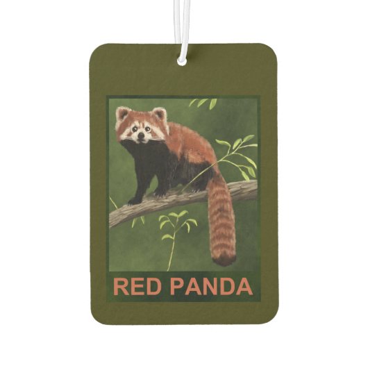 Red Panda Luchtverfrisser (Achterkant)