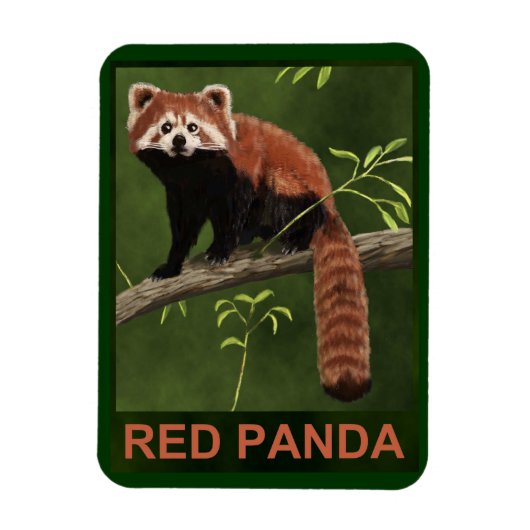 Red Panda Magneet (Verticaal)
