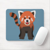 Red Panda Mousepad Muismat (Met muis)