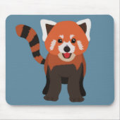 Red Panda Mousepad Muismat (Voorkant)