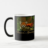 Red Panda Natuur Seasons Greetings Monogram Mok (Links)