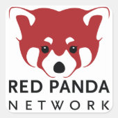 Red Panda Network Stickers (Voorkant)