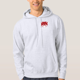 Red Panda Network Zip Hoodie - Donker