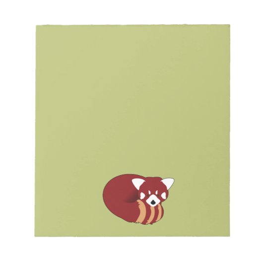 Red Panda Notitieblok (Voorkant)