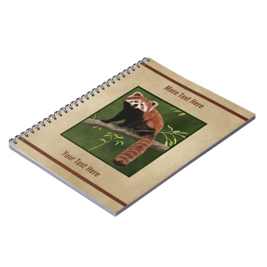 Red Panda Notitieboek (Linkerzijde)