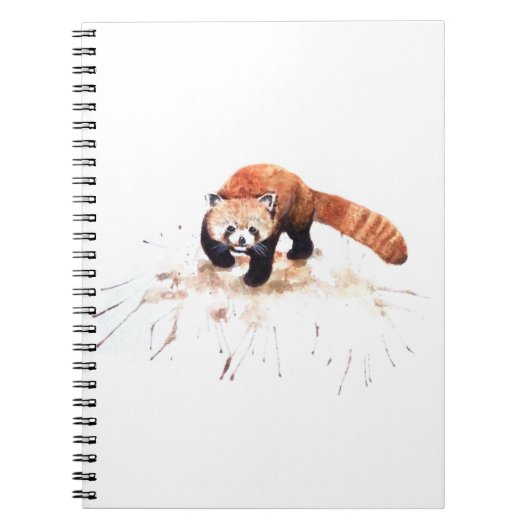 RED PANDA NOTITIEBOEK (Voorkant)