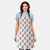 Red Panda Nurse Apron Schort (Gedragen)
