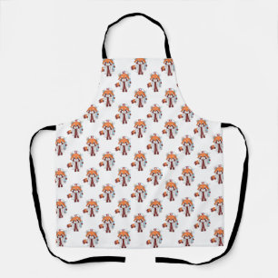 Red Panda Nurse Apron Schort