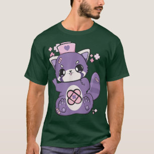 Red Panda Nurse Fairy Kei Yami Kawaii Harajuku Nug T-shirt