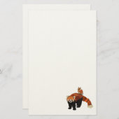 Red Panda & Owl Stationery Briefpapier (Voorkant / Achterkant)