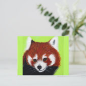 Red Panda Painting Briefkaart (Staand voorkant)