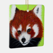 Red Panda Painting Keramisch Ornament (Rechts)
