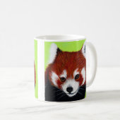 Red Panda Painting Koffiemok (Voorkant rechts)