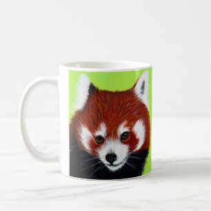 Red Panda Painting Koffiemok