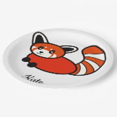 Red Panda Papieren Bordje (Gekanteld)