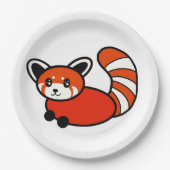 Red Panda Papieren Bordje (Voorkant)