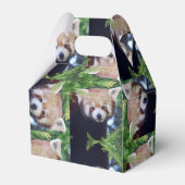 Red Panda Pattern Bedankdoosjes (Achterkant)