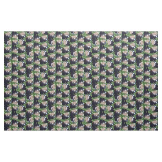 Red Panda Pattern Stof (Fat Quarter)