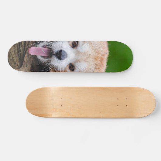 Red Panda Persoonlijk Skateboard (Horizontaal)
