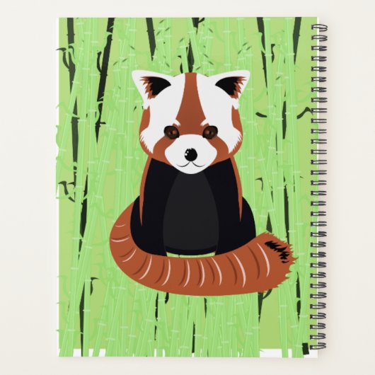 Red Panda Planner (Achterkant)