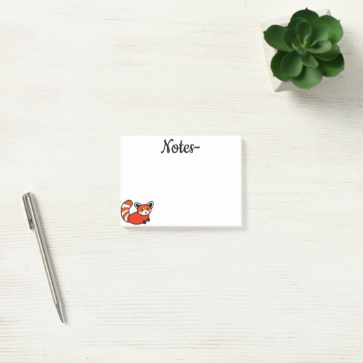 Red Panda Post-it® Notes (Kantoor)