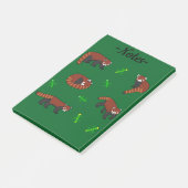 Red Panda Post-it® Notes (Schuin)