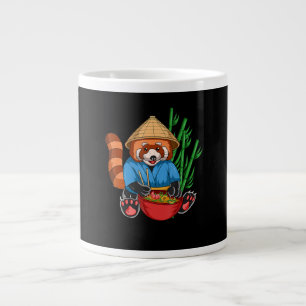 Red Panda Ramen Cook Mannen Vrouwen Kinder Ramen G Grote Koffiekop