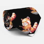 Red Panda Ramen Stropdas (Opgerold)
