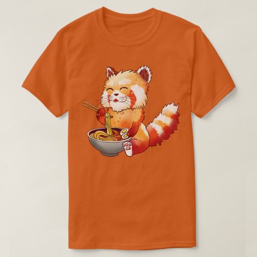 Red Panda Ramen T-shirt (Design voorkant)