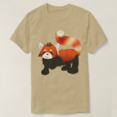 Red Panda rechercheur 2 T-shirt (Design voorkant)
