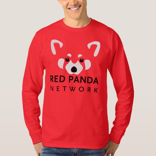 Red Panda Red Baseball T T-shirt (Voorkant)