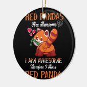 Red Panda Red Panda Lover Red Panda Keramisch Ornament (Links)