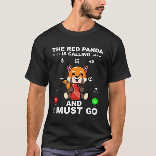 Red Panda Red Panda Quote voor T-shirt (Voorkant)