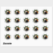 Red Panda redden Ronde Sticker (Vel)