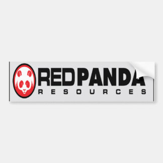Red Panda Resources Bumpersticker