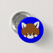 Red Panda Ronde Button 3,2 Cm (Voorkant /achterkant)