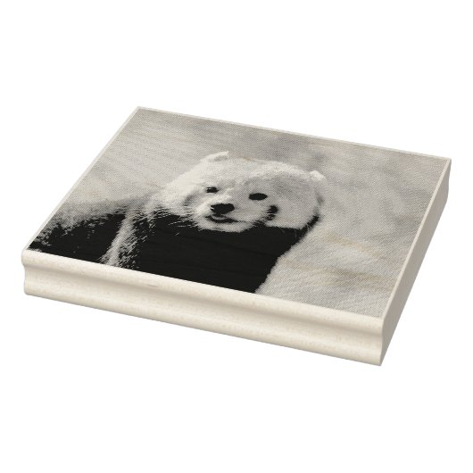 Red Panda Rubberstempel (Stempel)