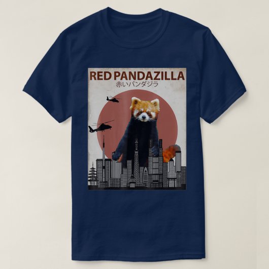 Red Panda S T-shirt (Design voorkant)