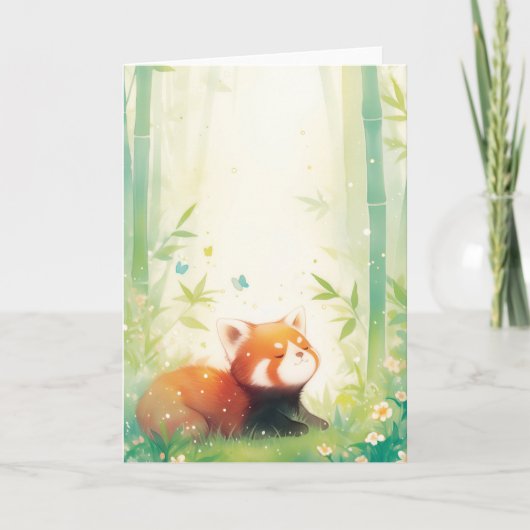 Red Panda Sanctuary Kaart (Voorkant)