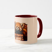 Red Panda “Schattige Chaos Gremlin” Mok (Voorkant rechts)